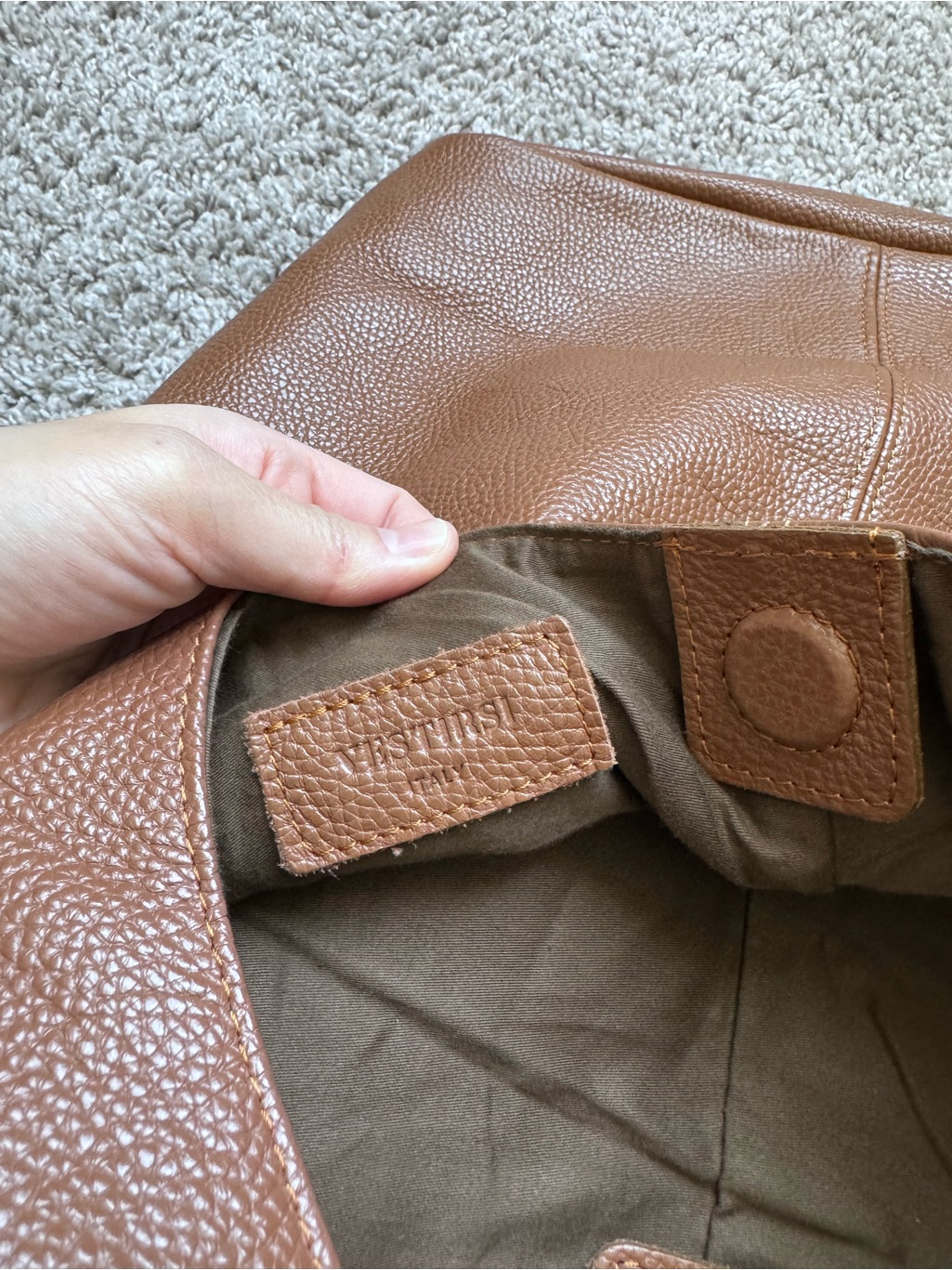 Vestirsi Scarlett Hobo Bag In Chestnut — image 8 of 8